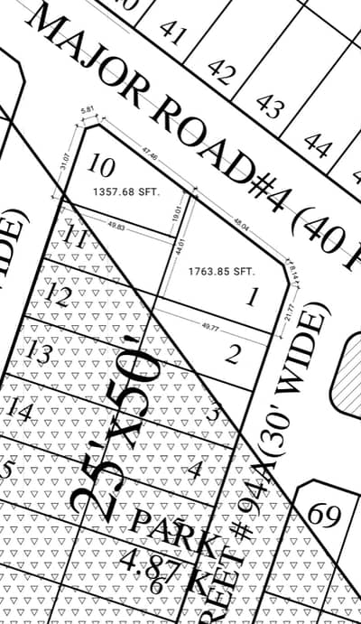 5.4 Marla off-size Corner Plot in Block-E Prime, New City, Wah