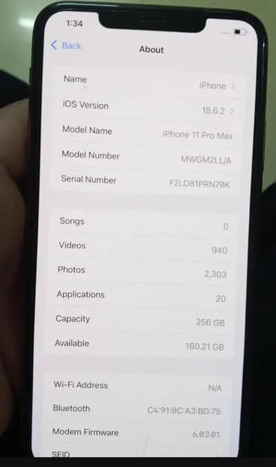 iPhone 11 Pro Max 256GB – Dubai Import – Non PTA – Excellent Condition