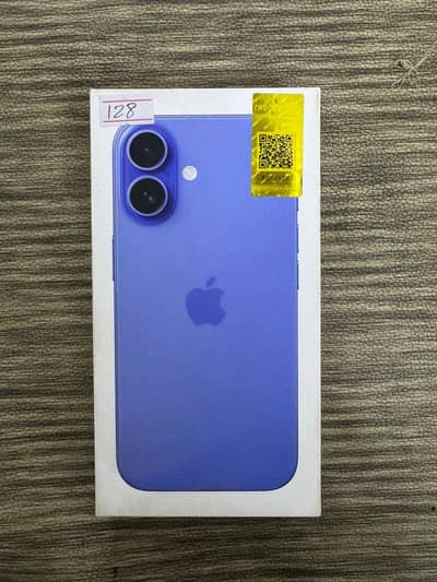 Iphone 16 128gb PTA APPROVED Ultramarine Blue