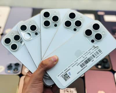 iPhone 15pro max 256GB physical + E sim