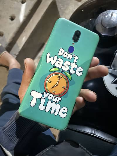 Oppo mobile F11 8ram 256gb condition 10/8 Ak sim use hoti ha