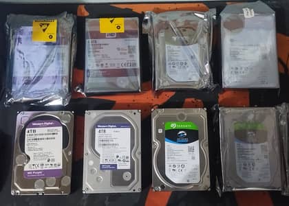 4TB, 8TB, 10TB Hard Drives Available