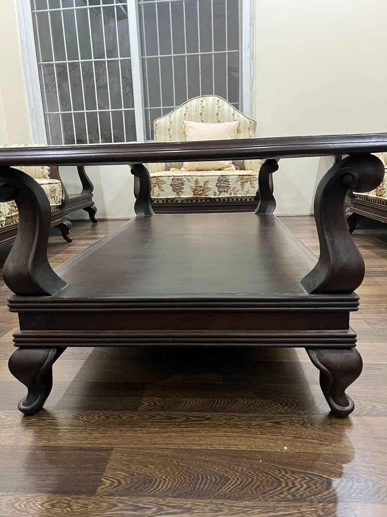 Solid wood coffee table set 10