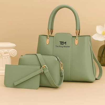 Women's Rexine hand bag set