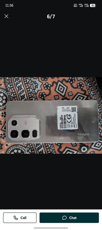 infinix Note 50 pro 12 GB 256 one hand used ha need cassh