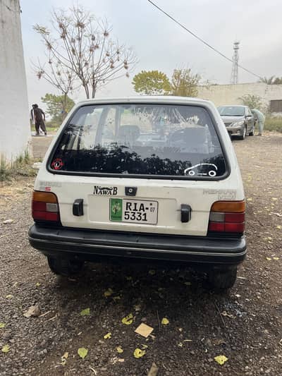 Suzuki mehran 1996 Model Reg 2007 Army Auctions