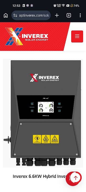 inverex 6.6 kw nitrox box pack