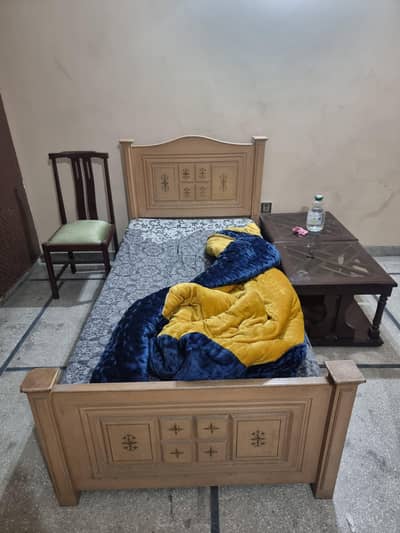 Single Wooden Bed for Sale