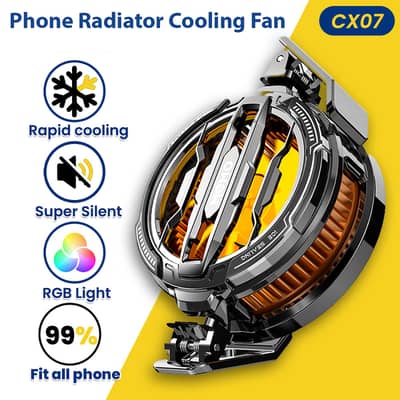 Cx07 Mobile Cooler Gaming Mobile Radiator Cooling Fan