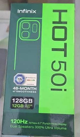 Infinix hot 50i Titanium gray