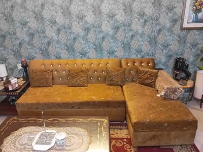 8 seater lounge L shaped sofa