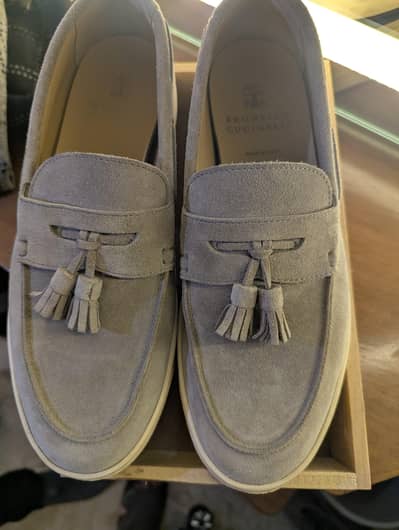 Brunello cucinelli (Suede loafers)  € 950,00  2 COLORS