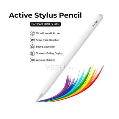 Active Stylus Pencil/Pen - for iPad -(Air Pro Mini all) 2018 or later