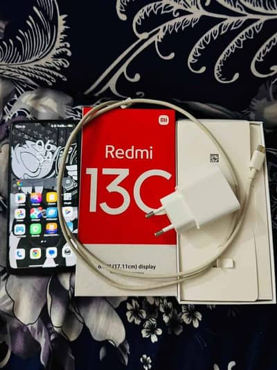 redmi 13 c 6/128 full box  and charger.   03154613961