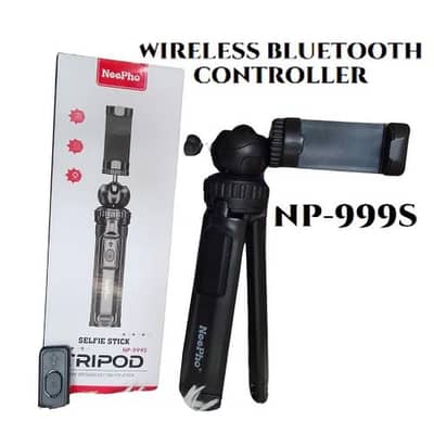 Neepho NP-999S Phone Selfie Stick Wireless Bluetooth Tripod 2 in 1