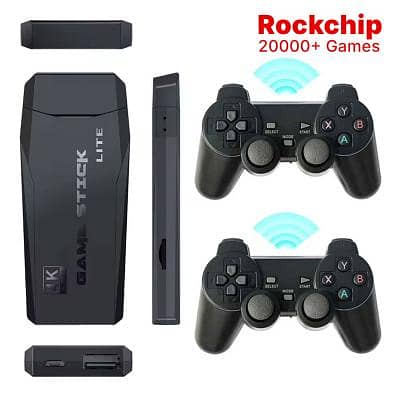 M8 Gamestick with 2 Wireless Controllers & 2000+ Games