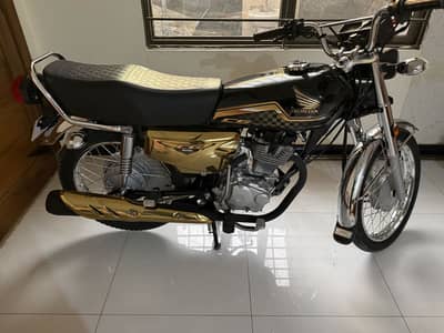 Honda cg 125 gold edition 2024 model registration 2025