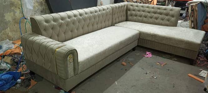 tv lounge sofa full cousion 10 year warranty ke sath imported clothes