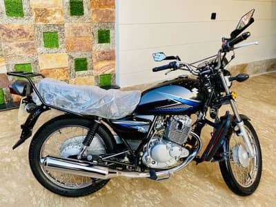 Suzuki GS150 2024 end only 3500kms driven scratch less like new