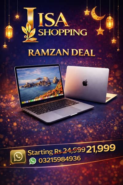 MacBook Pro 2012|2015|2019|M1Pro|Air13|2014|2015|2019|M1Air RamzanSale