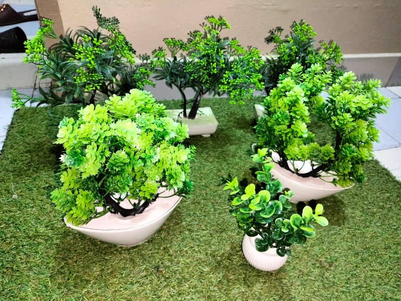 Green tree Pots Decorations 0