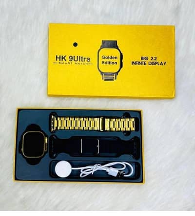 HK 9 ULTRA SMART WATCH GOLDEN ADDITION