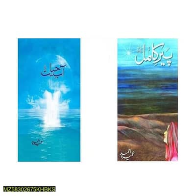 Pack of 2 books-Aab E hayat  & peer E kamil  Novel by Umera Ahmed