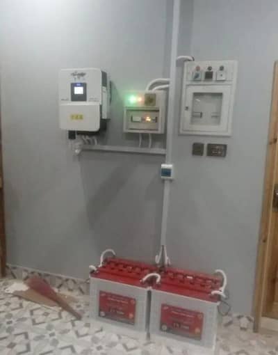 solar install solar inverter repairing elevated structure