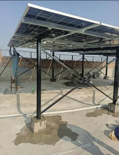 solar install solar inverter repairing elevated structure