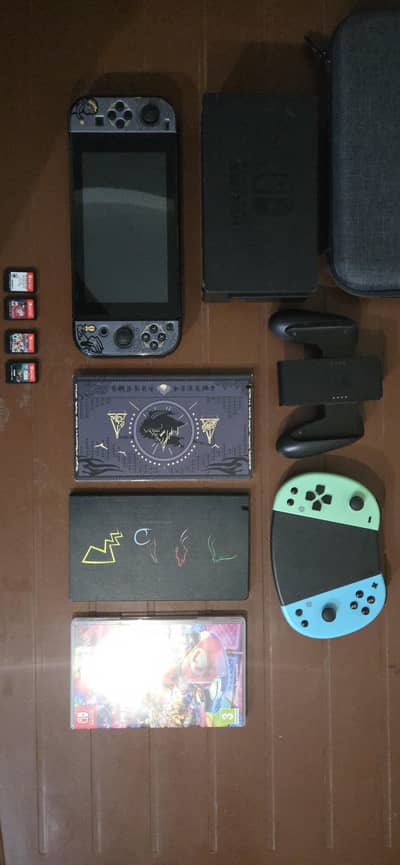 Nintendo switch V1 with all the accessories