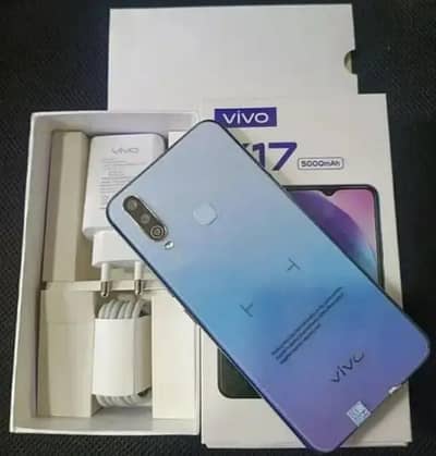 Vivo Y17 8/256GB PTA Approved New Condition 03190252896   rice:- 20k