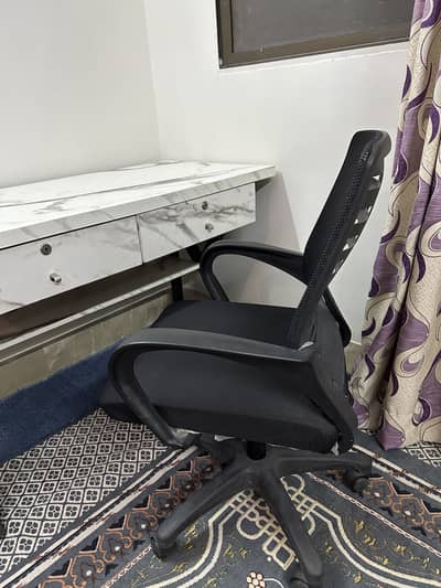 Office table and chair