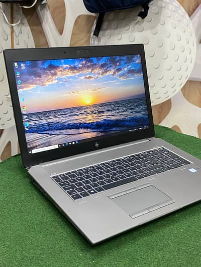 hp zbook 17 G5 i7 8th gen H 16gb/256gb 6gb graphics card laptop