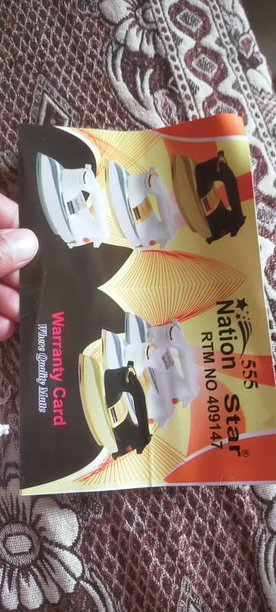 Nation Star New Heavy 1000 watts Iron