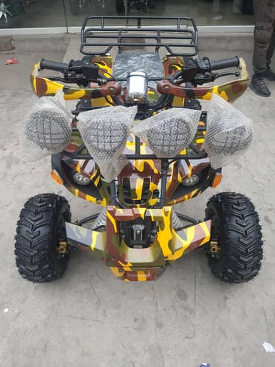 Revers gear New 124cc Atv Quad 4 wheels delivery all Pakistan