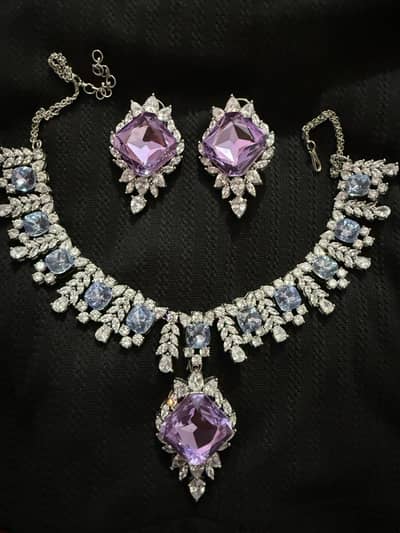 Swarovski stainless steel jewellery set