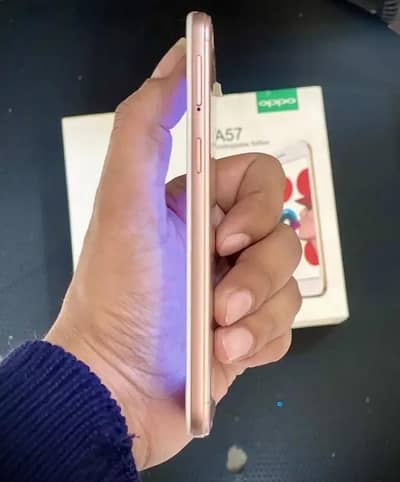 Oppo A57 6gb 128gb With Box New Condition PTA Approved 03190252896
