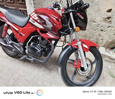 Honda cb150f red one ND antique bikne scratch less bike