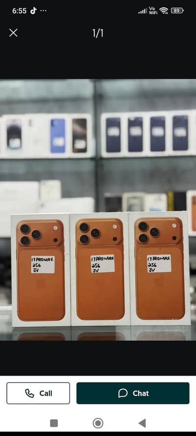 iPhone 17 Pro Max JV 256GB orange