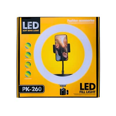 Plokoma PK-260 26cm Ring Light with Mobile Holder