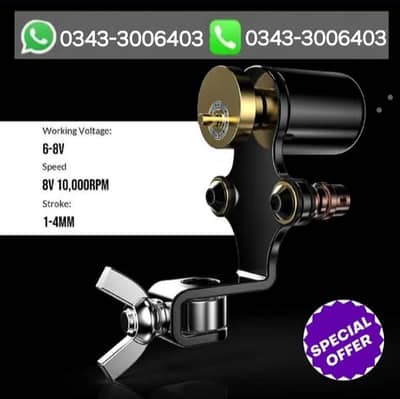 Rotary Tattoo machine and all equpments