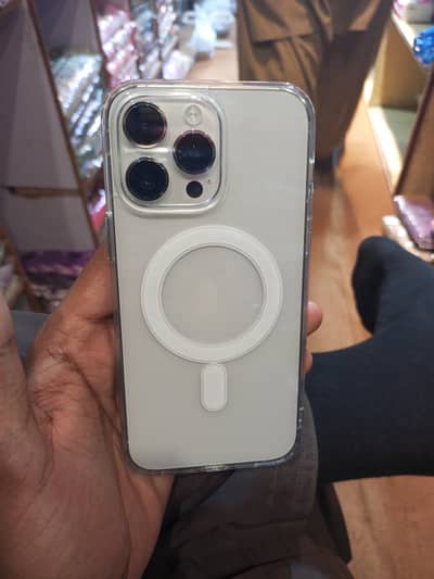 iPhone 14 pro max white 128 gb jv in apple warranty till august