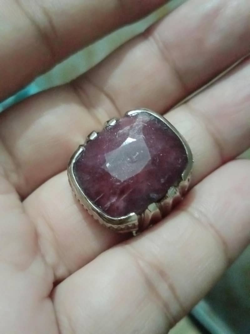 Ruby Ring very rare 100% Authentic Ruby 0