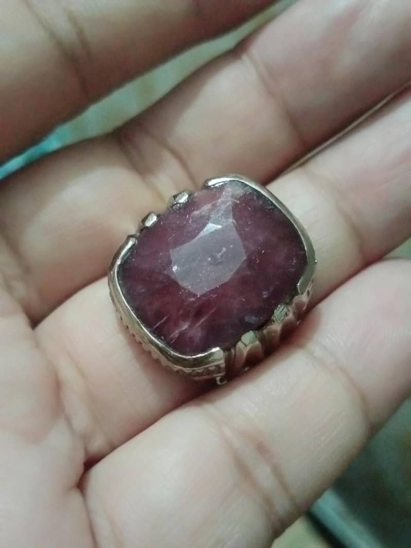 Ruby Ring very rare 100% Authentic Ruby 1