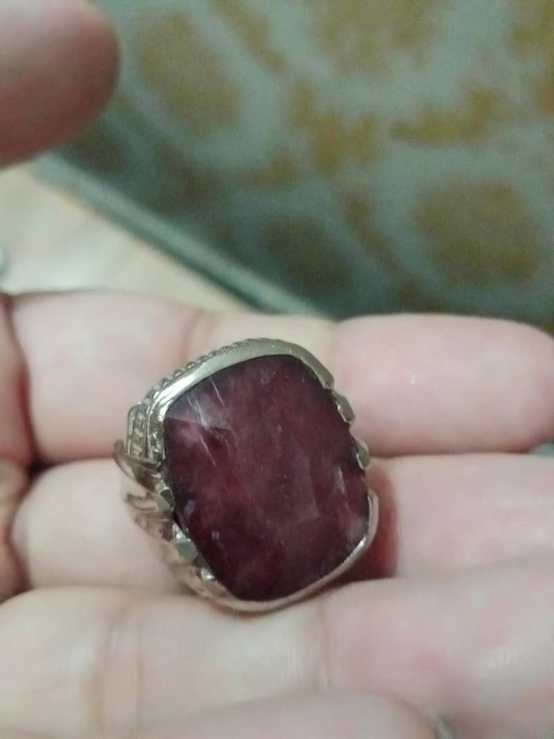 Ruby Ring very rare 100% Authentic Ruby 2