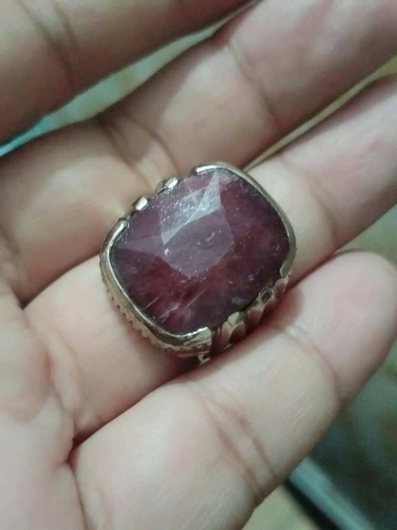 Ruby Ring very rare 100% Authentic Ruby 6