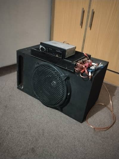 Amplifier and woofer complete system