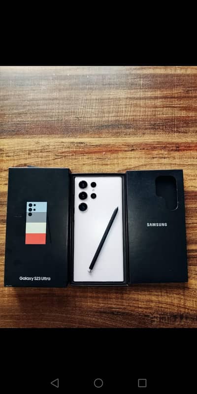 S23 Ultra 12GB 512GB  Pink colour in mint condition