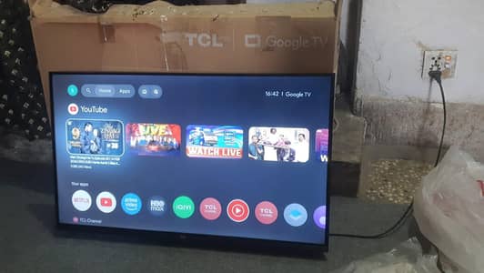Tcl 32 inch google tv with box and all accessories price final no barg