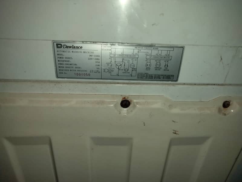 Dawlance automatic washing machine 3